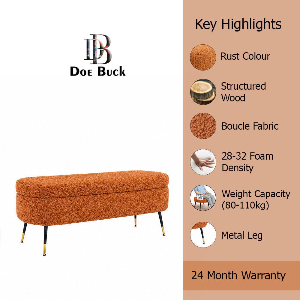 Sepia Homes Hilbert bench|Rust