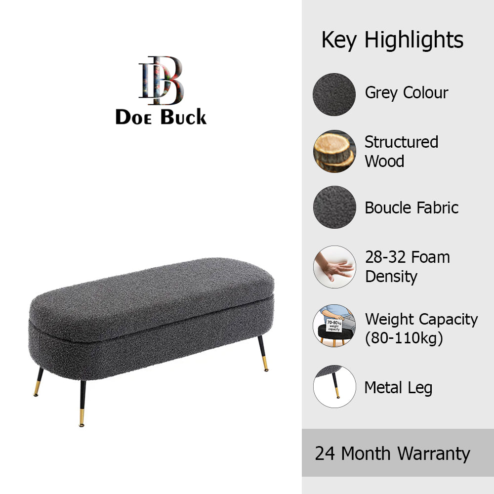 Sepia Homes Hilbert bench|Grey