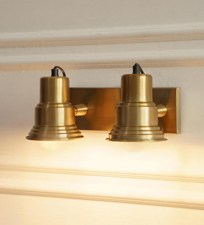 Adjustable Spotlight Wall Lamp Antique Brass