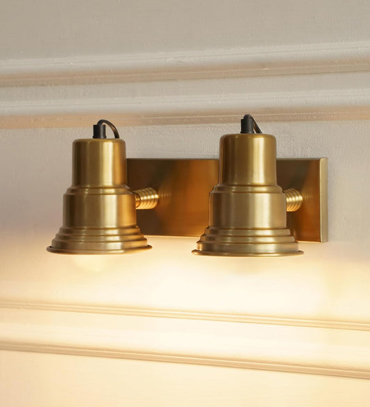 Adjustable Spotlight Wall Lamp Antique Brass