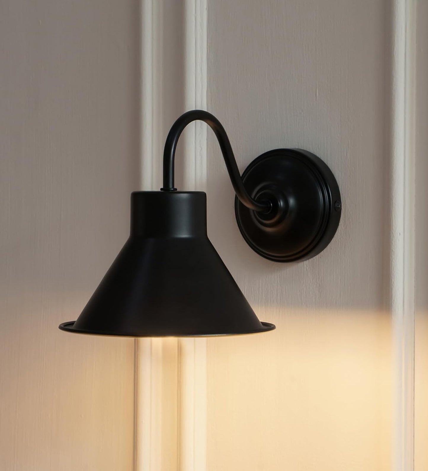 Vintage Industrial Wall Lamp Black