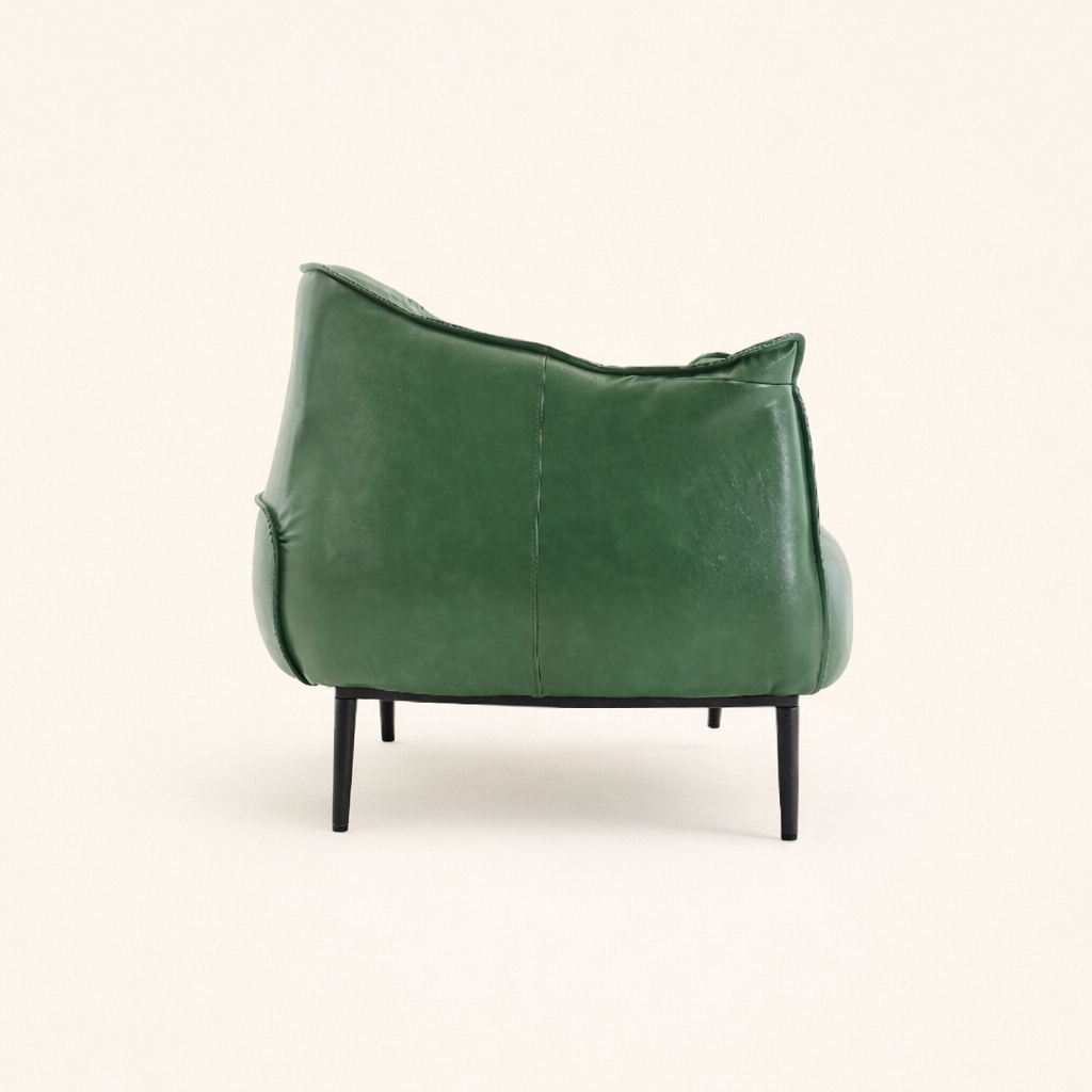Almeda Accent Chair Green | Modern Lounge Chair Olive Green
