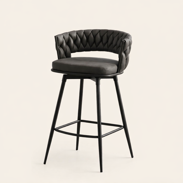 Presley Bar Stool - Charcoal Grey