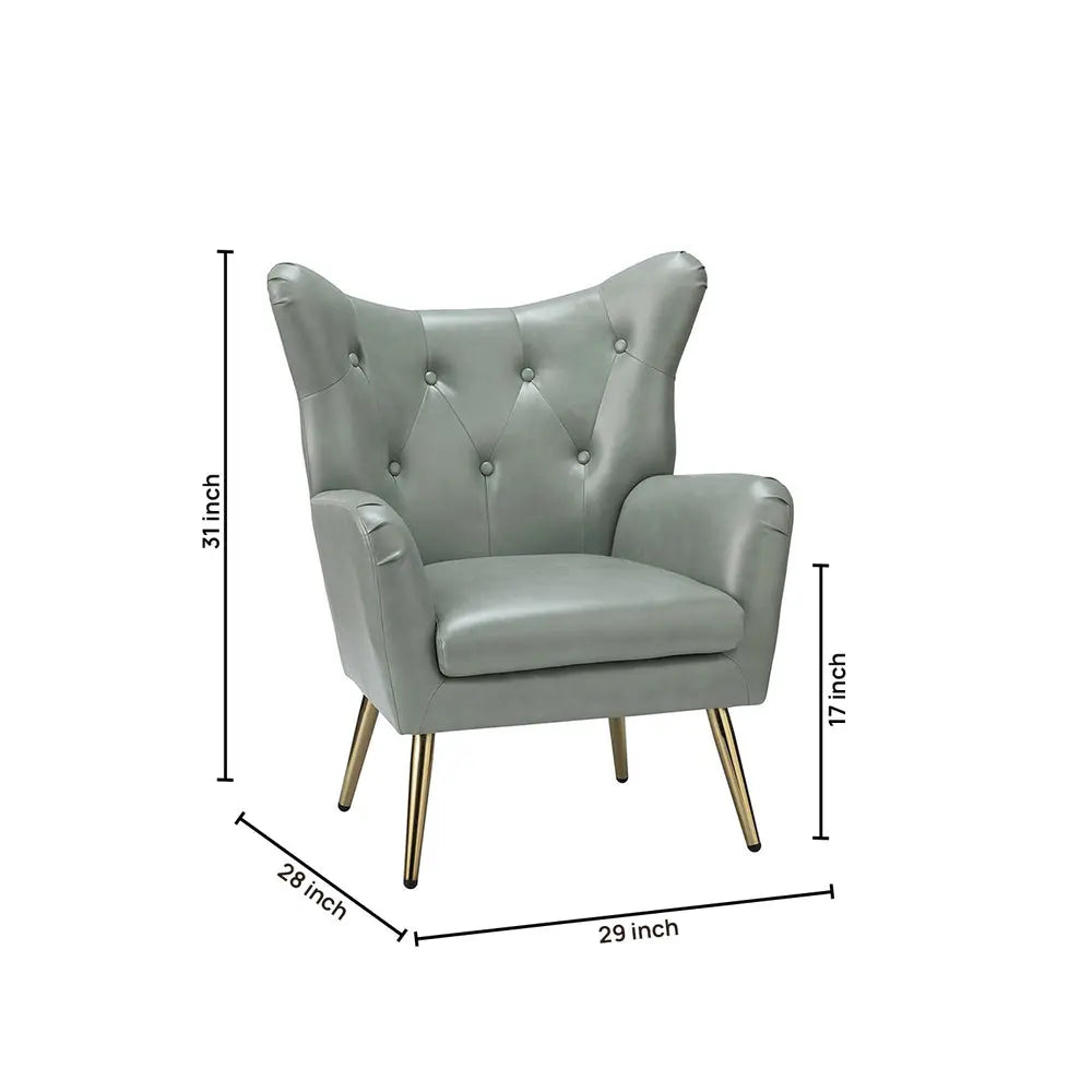 Hedley Arm Chair Sage | Classic Armchair Sage