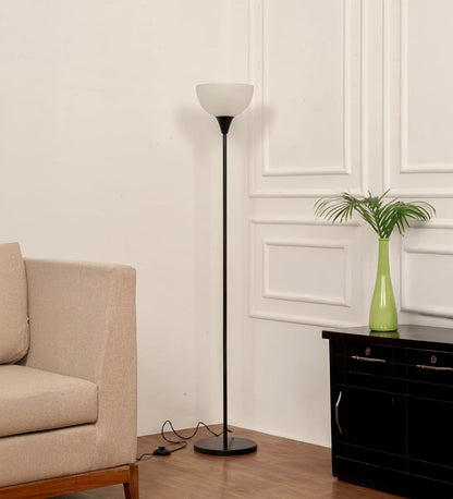Black Uplighter Floor Lamp