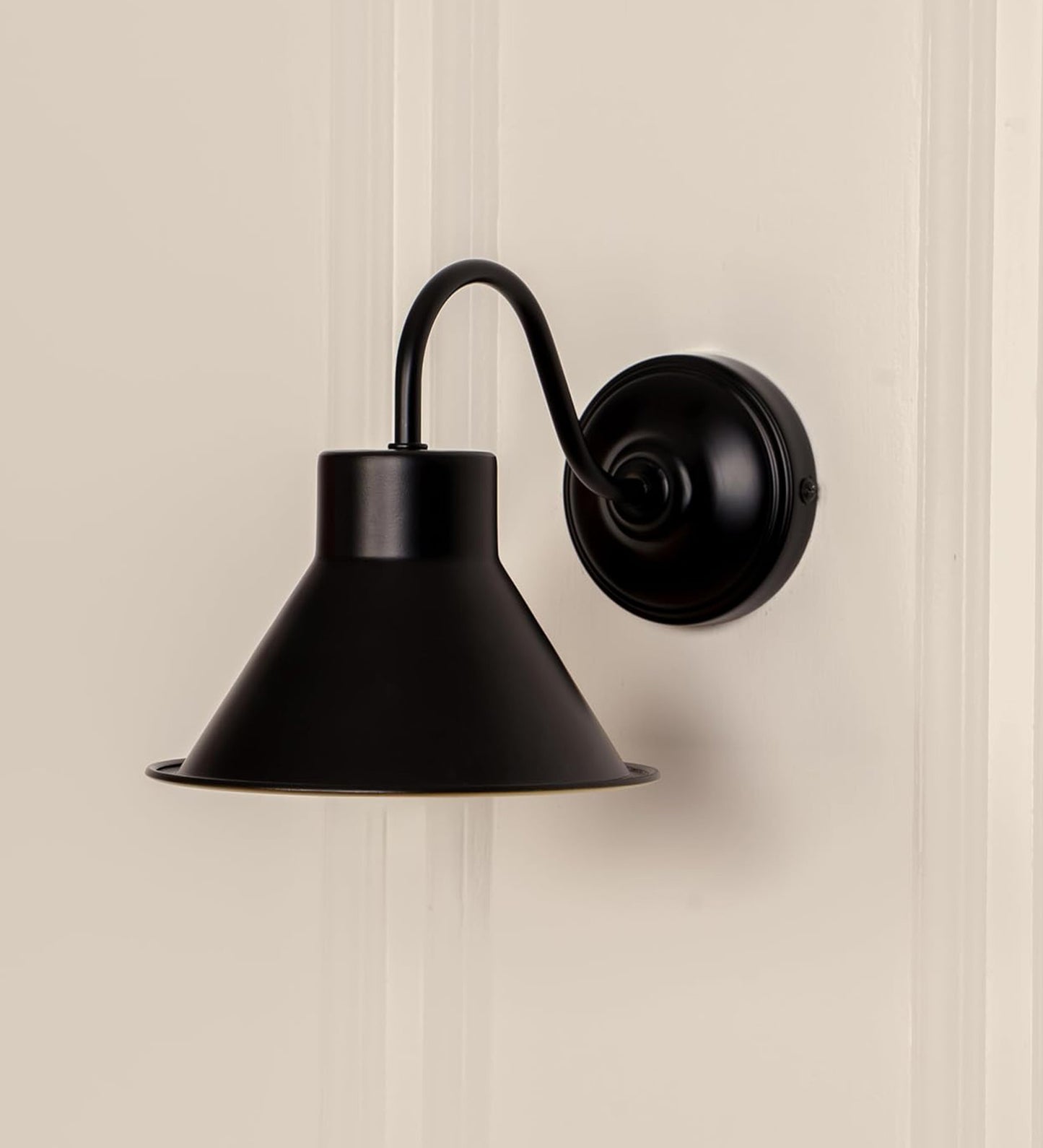 Vintage Industrial Wall Lamp Black