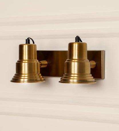 Adjustable Spotlight Wall Lamp Antique Brass