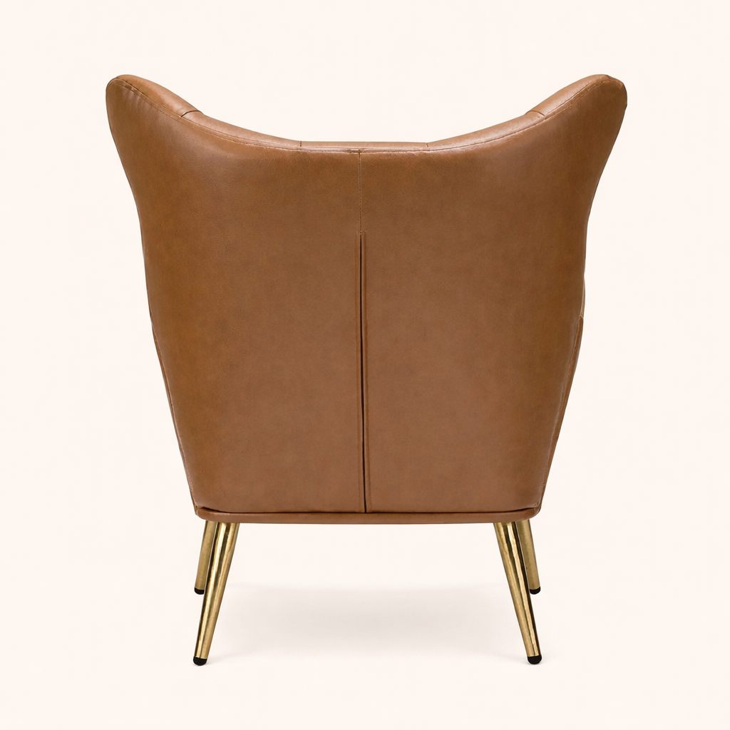 Hedley Arm Chair Tan | Classic Armchair Tan