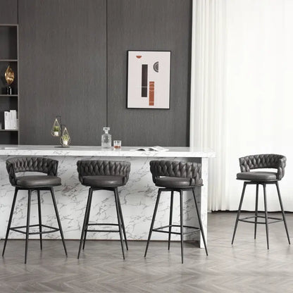 Presley Bar Stool - Charcoal Grey