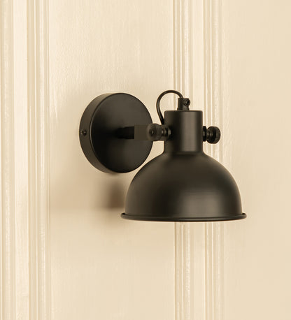 Adjustable Focus Reading Wall Light Black