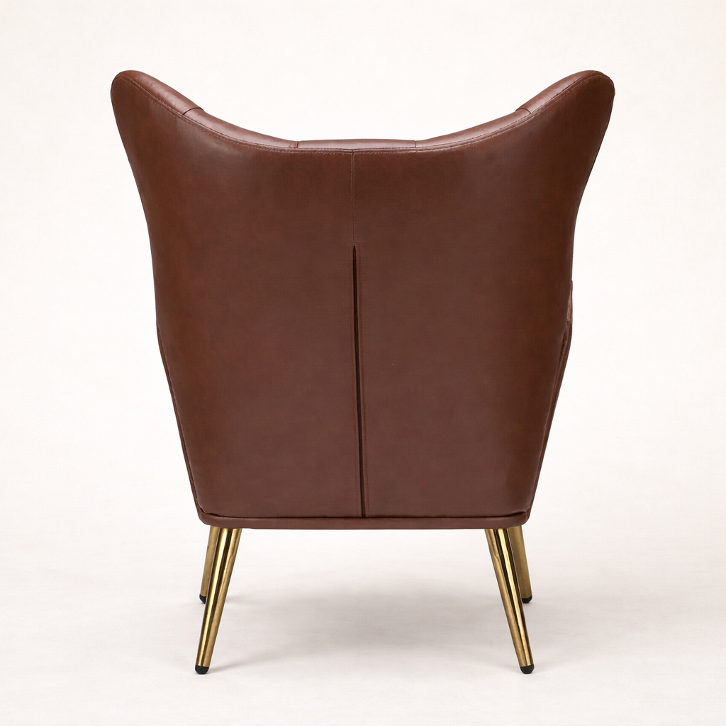 Hedley Arm Chair Brown | Classic Armchair Brown