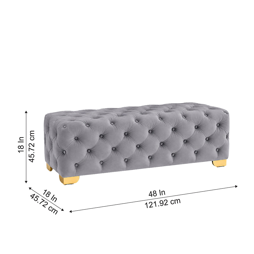 Sepia Homes velora bench|Grey