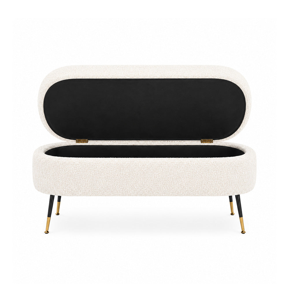 Sepia Homes Hilbert bench|White