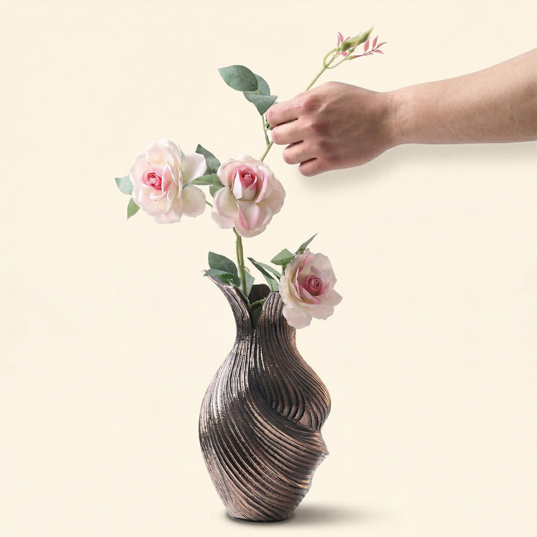 KORKA DUAL SHADE ALUMINIUM VASE