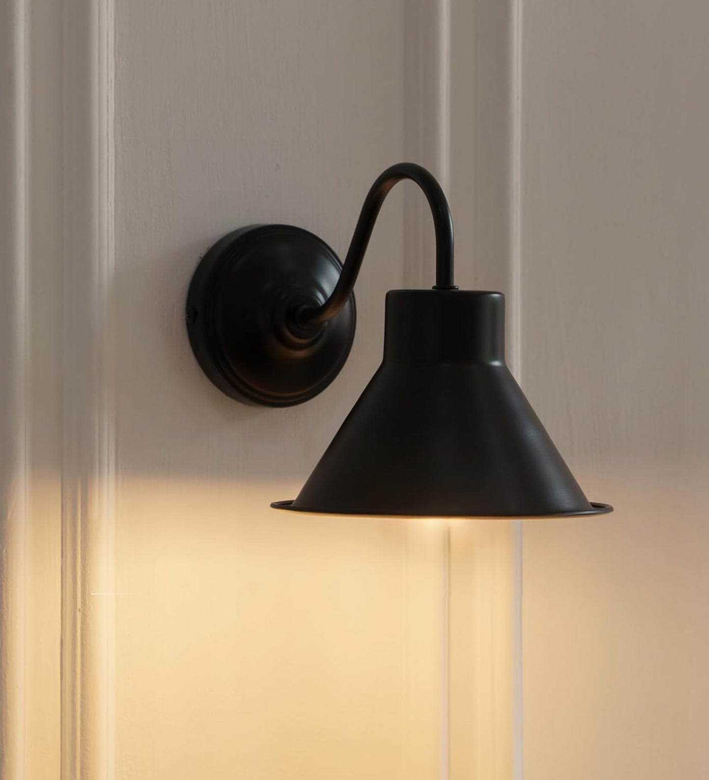 Vintage Industrial Wall Lamp Black
