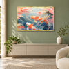 Abstract Koi Fish Wall Painting | Canvas Wall Art for Living Room, Bedroom & Office