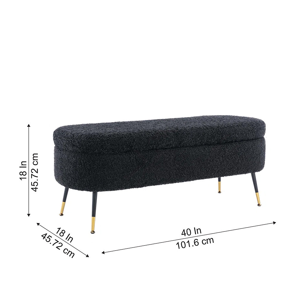 Sepia Homes Hilbert bench|Black