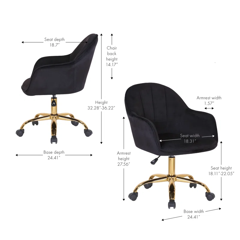 Aurora Task Chair - Black