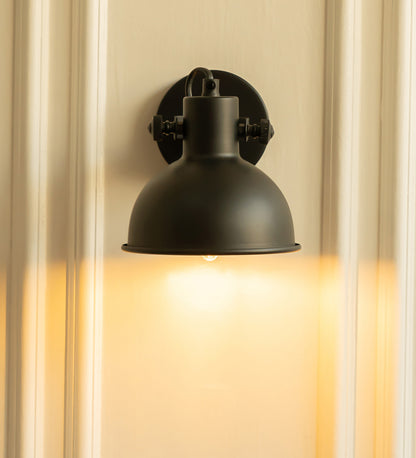 Adjustable Focus Reading Wall Light Black