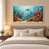 Coral Reef Underwater Wall Painting | Canvas Wall Art for Living Room, Bedroom & Office