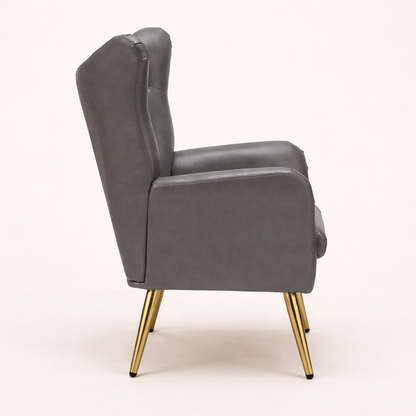 Hedley Arm Chair Grey | Classic Armchair Grey