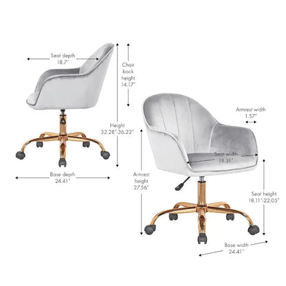 Aurora Task Chair - Grey