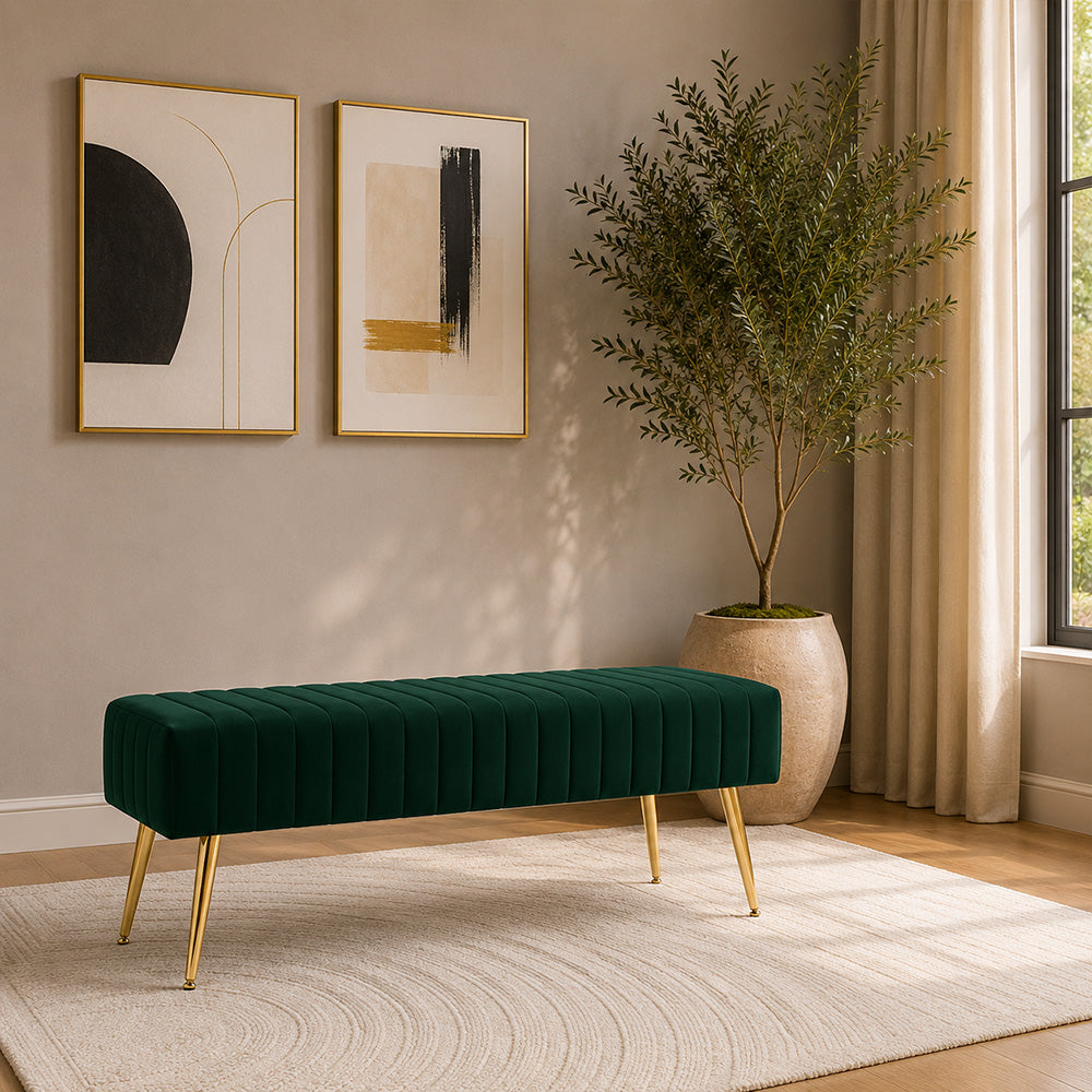 Sepia Homes rule bench|Green