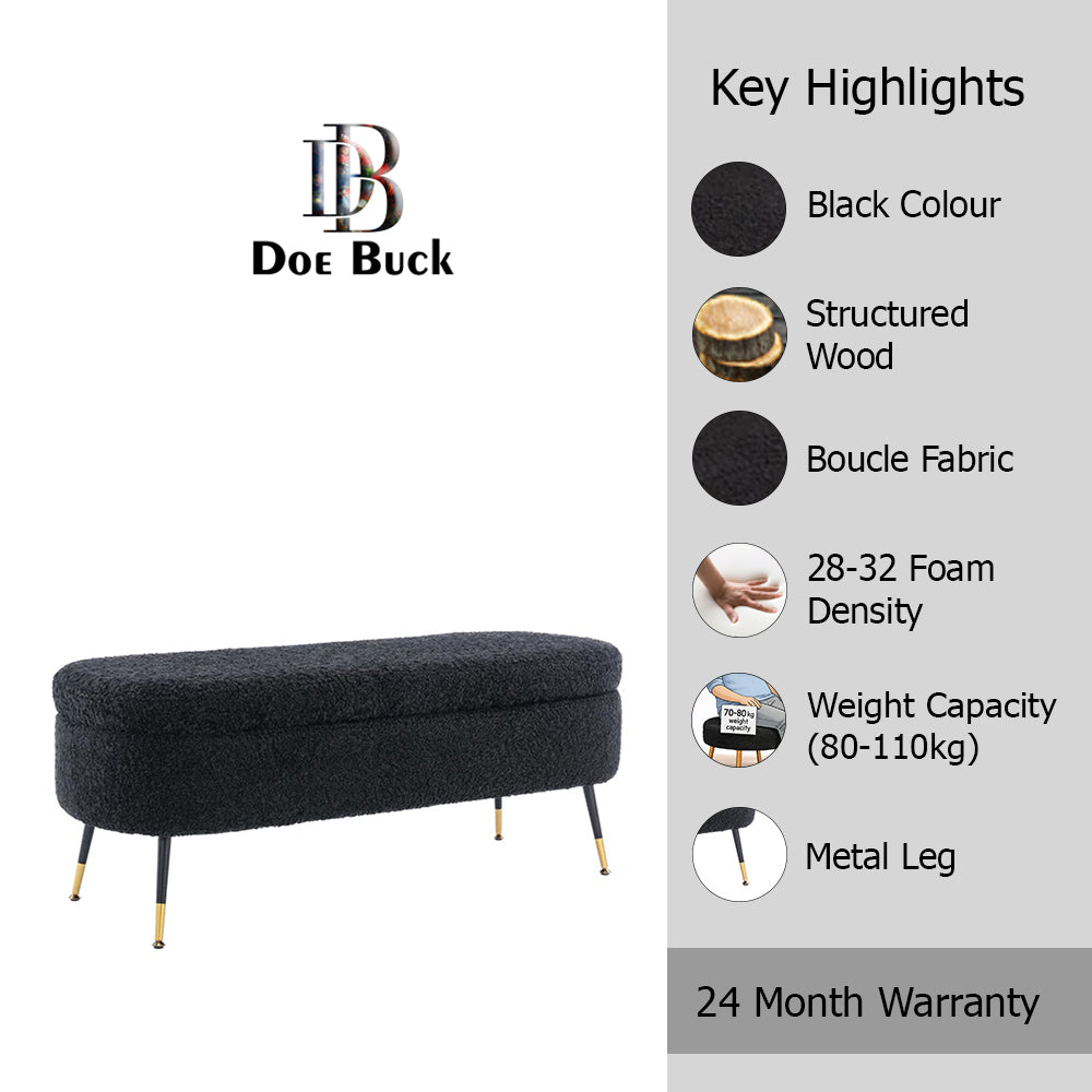 Sepia Homes Hilbert bench|Black