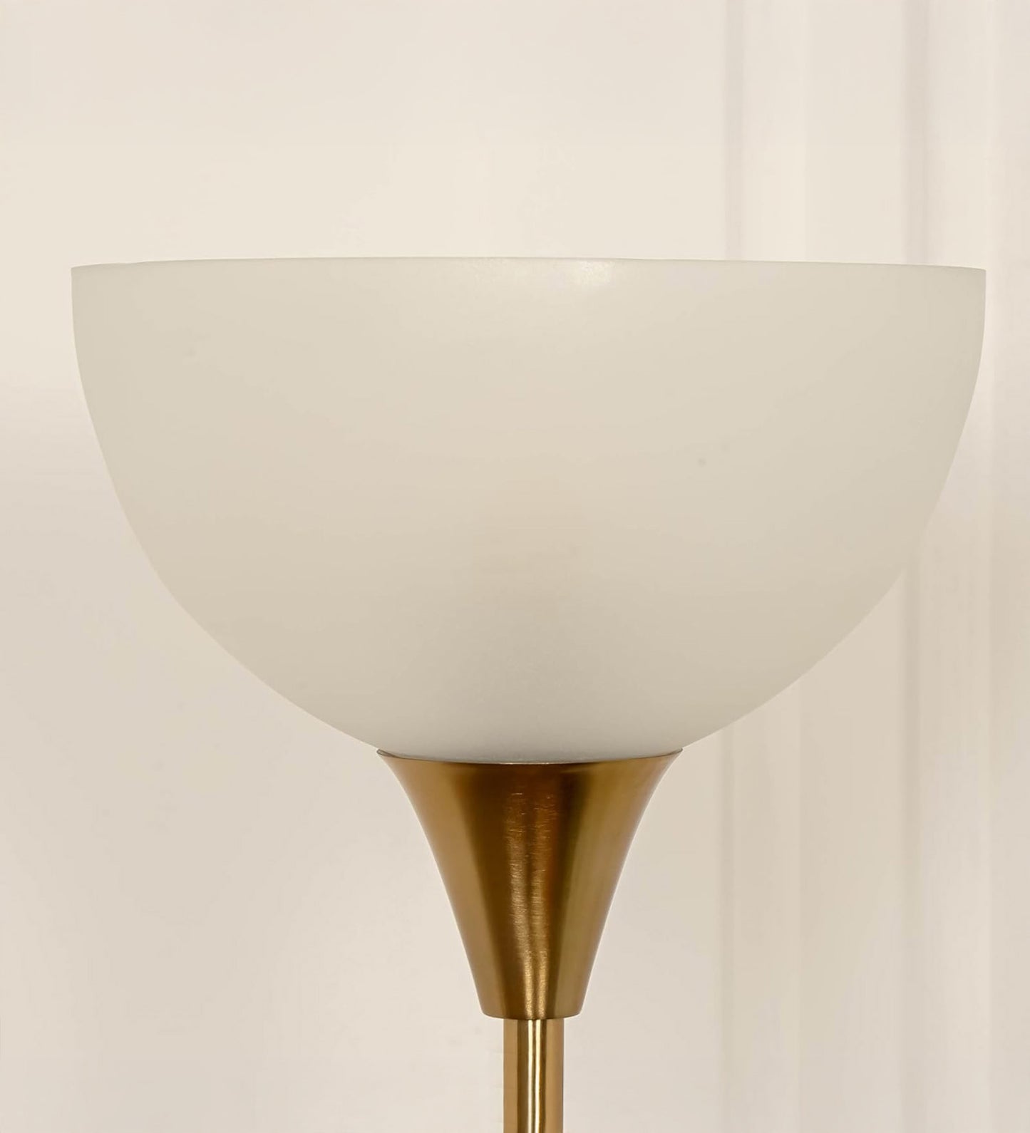 Brass Antique Uplighter Floor Lamp