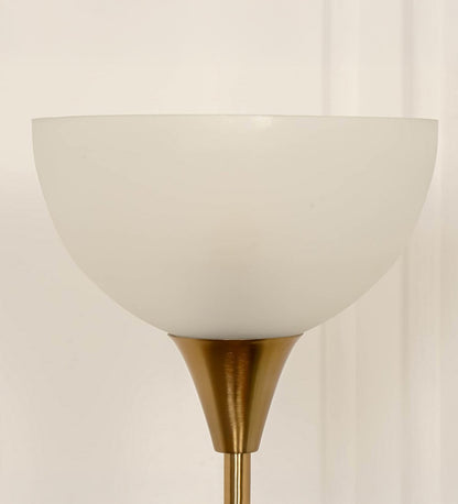 Brass Antique Uplighter Floor Lamp