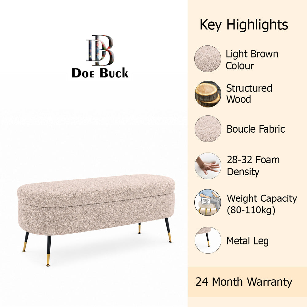 Sepia Homes Hilbert bench|Beige