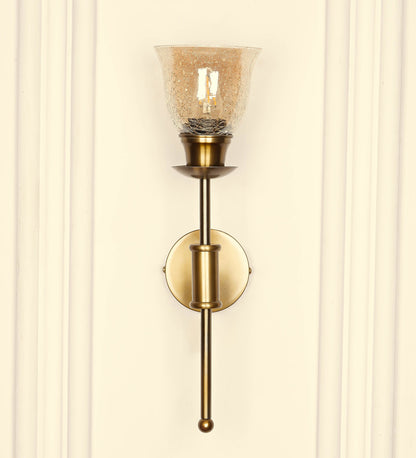 Spacer Wall Lamp with Crackled Cup Glass