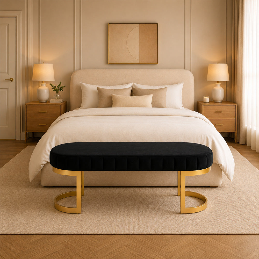 Sepia Homes Bella bench|Black