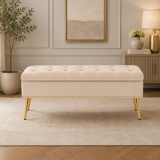 Sepia Homes Cove bench|Beige
