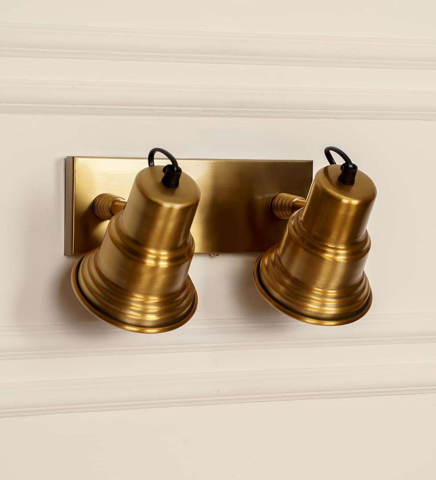 Adjustable Spotlight Wall Lamp Antique Brass