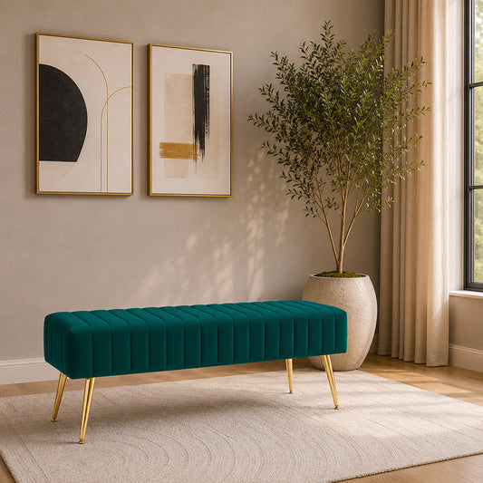Sepia Homes rule bench|Teal