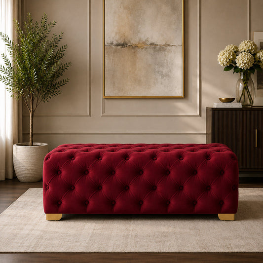 Sepia Homes velora bench|Red