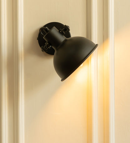 Adjustable Focus Reading Wall Light Black