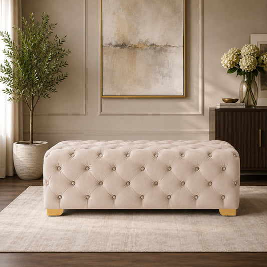 Sepia Homes velora bench|Beige
