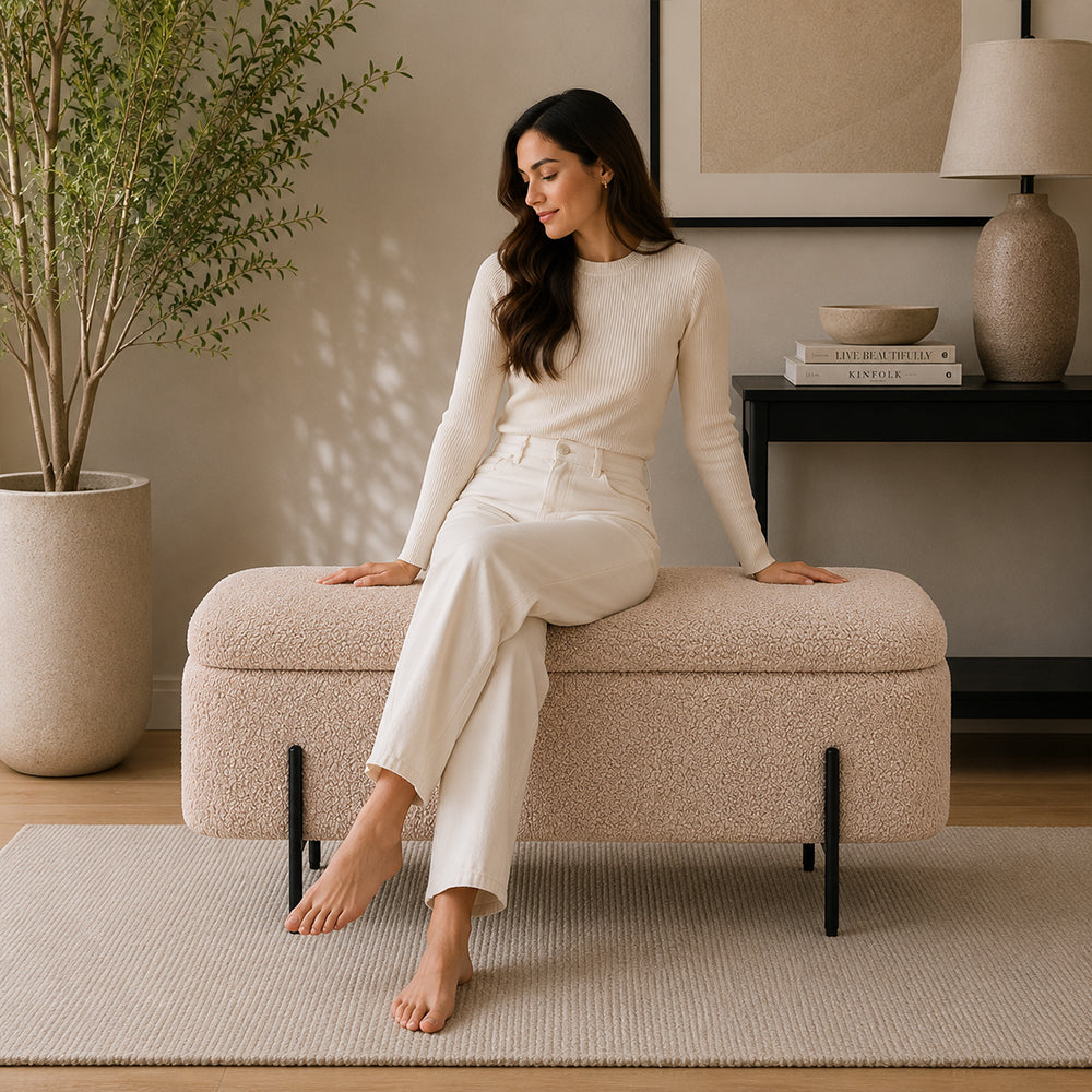 Sepia Homes vera bench|Light Brown