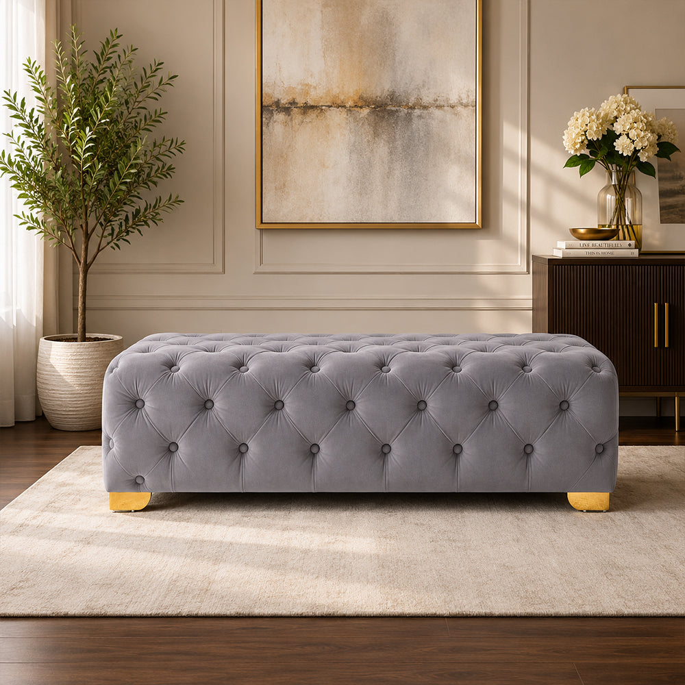 Sepia Homes velora bench|Grey