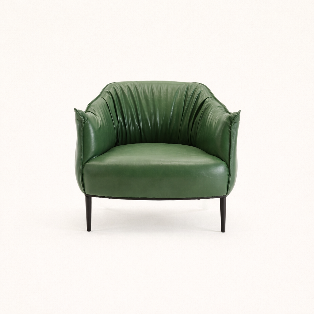 Almeda Accent Chair Green | Modern Lounge Chair Olive Green