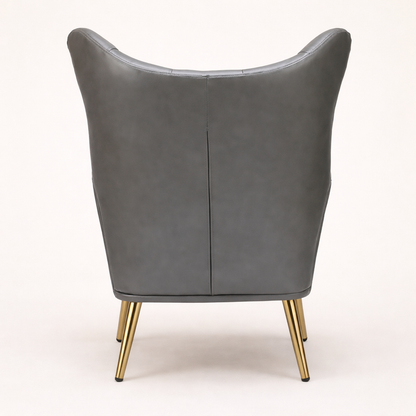 Hedley Arm Chair Grey | Classic Armchair Grey