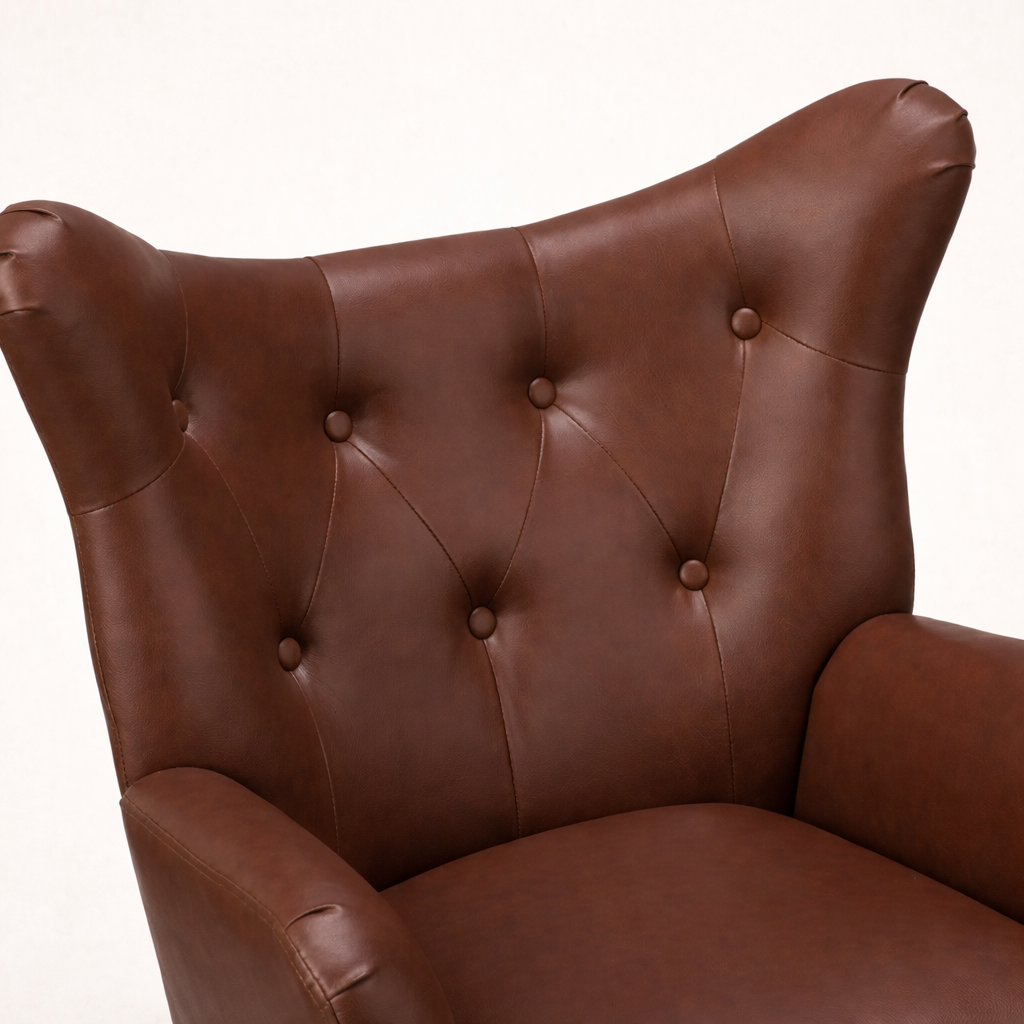 Hedley Arm Chair Brown | Classic Armchair Brown
