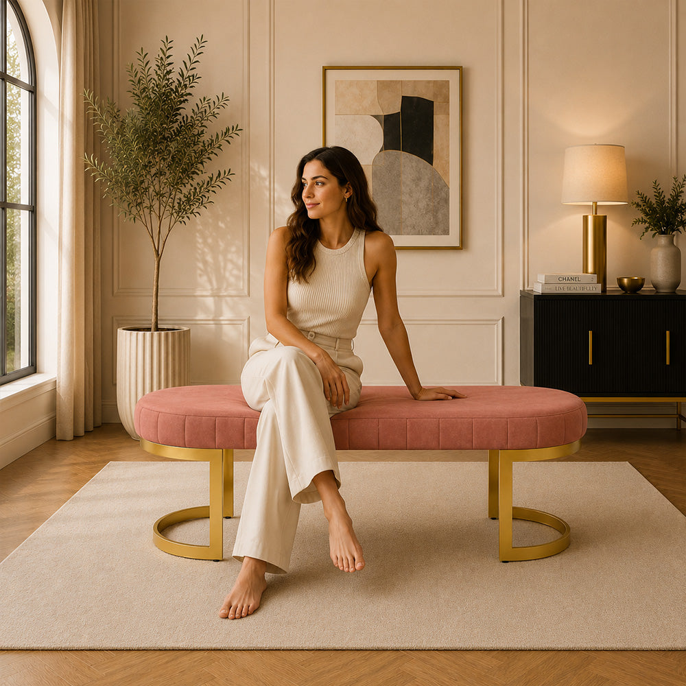 Sepia Homes Bella bench|Pink