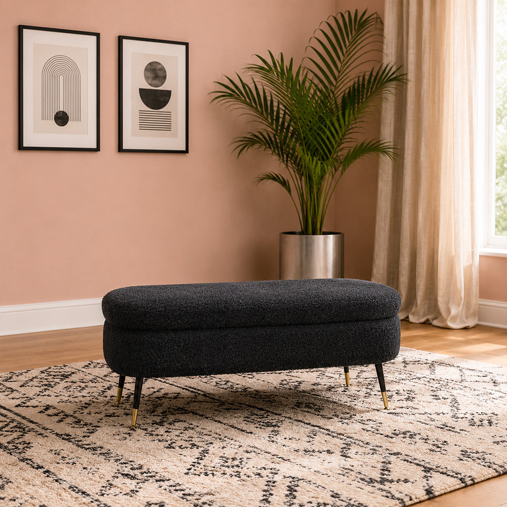 Sepia Homes Hilbert bench|Black