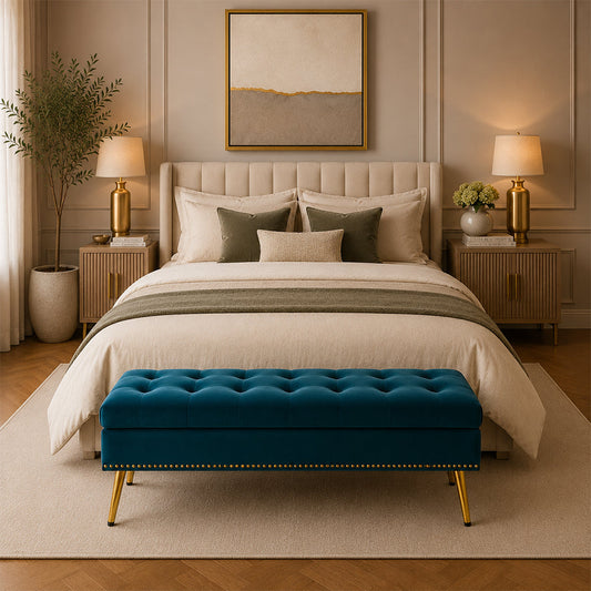 Sepia Homes Cove bench|Teal