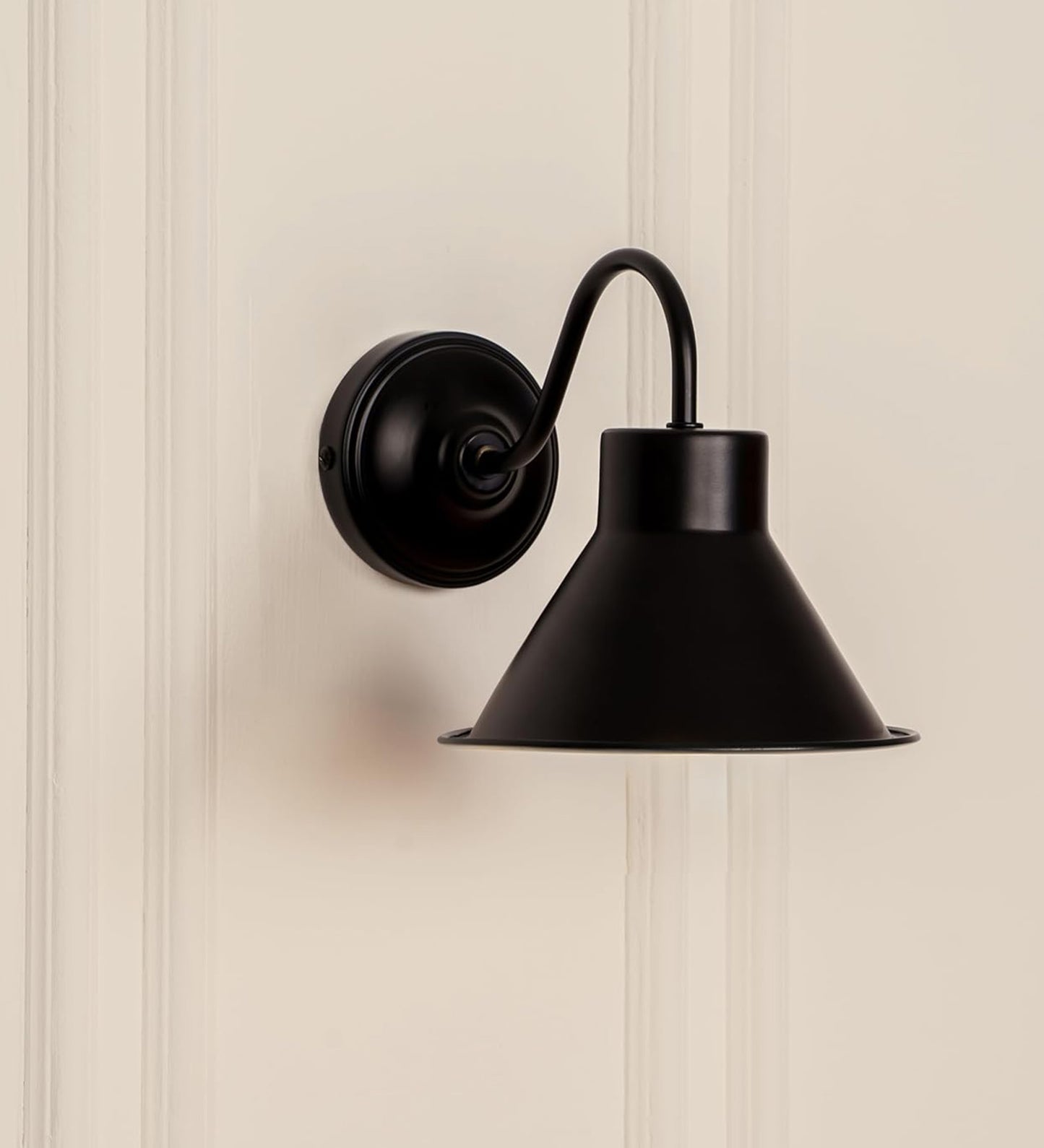 Vintage Industrial Wall Lamp Black