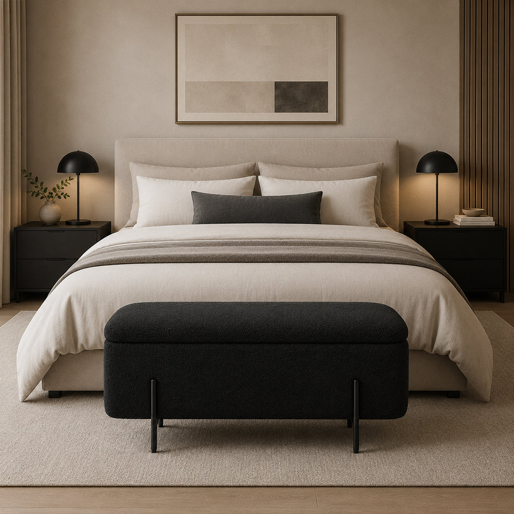 Sepia Homes vera bench|Black