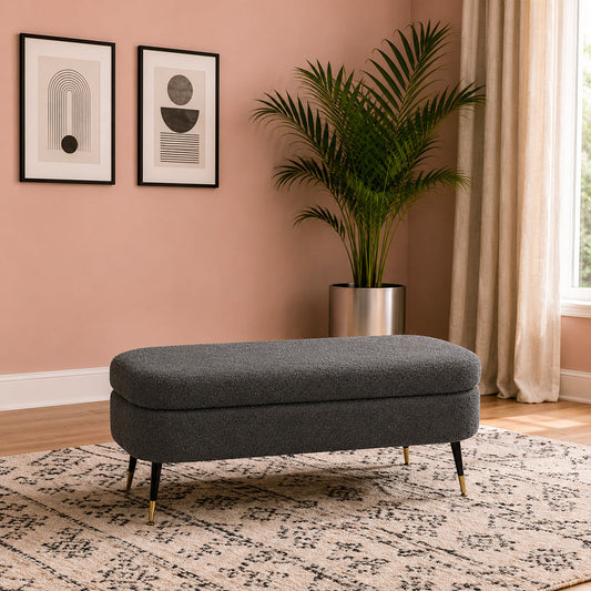 Sepia Homes Hilbert bench|Grey